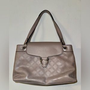 Nine West Dark Gray Shoulder Bag GUC